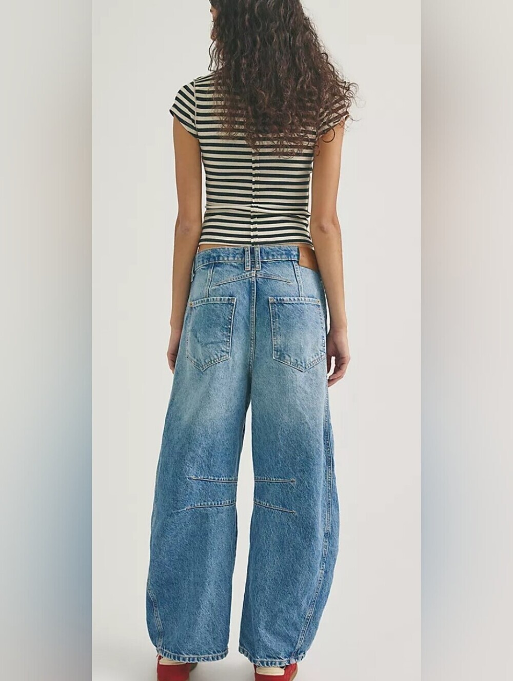We The Free Lucky You Barrel Jeans, Size 24, nwot - Picture 2 of 5